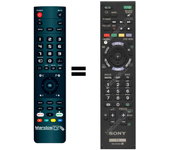 Mandos.tv KDL-42W651A para SONY mando a distancia programado