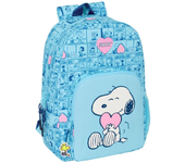 Bolsas y mochilas Mochilas Safta Mochila Snoopy Love Azul