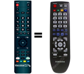 Mandos.tv AH59-02196D para SAMSUNG mando a distancia programado
