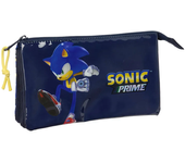 Safta Estuche Triple Sonic City Azul