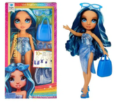 Muñeca Rainbow High Swim & Style Skyle azul 28cm 507307 MGA
