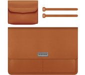 Funda para Tablet y Portatil de 14 y 15 pulgadas - Funda Maletín multifunción con interior Suave  Material Cuero PU  4 Colores  37x28cm