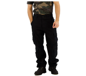 Brandit Pantalones Pure Vintage Negro Hombre