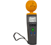 PCE Instruments Radiómetro con sonda triaxial esférica hasta 3,5 GHz/Memoria de datos / Mantiene el valor máximo /Calcula el valor promedio / Detecta radiaciones de teléfonos móviles, redes WIFI, antenas de radio y telefonía, hornos micro-ondas PCE-EM 29