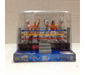 33-piece Wrestling Playset For Kids, Wwe Wrestler Warriors Toys With Ring & Realistic Accessories, Fun Miniature Fighting Figures
