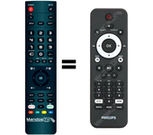 Mandos.tv MCI298/12 para PHILIPS mando a distancia programado