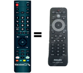 Mandos.tv HTD3540/12 para PHILIPS mando a distancia programado