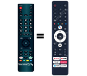 Mandos.tv S 50A50 UHD para STREAM-SYSTEM mando a distancia programado