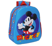 Mochila escolar Mickey Mouse 3D adaptable a carro 622450890 SAFTA