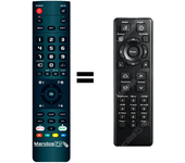 Mandos.tv DX327 para OPTOMA mando a distancia programado