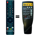 Mandos.tv RAV9 para YAMAHA mando a distancia programado