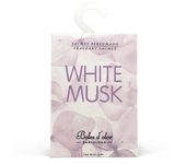 Pack de 3 unidades, White Musk - Sachet Perfumado. Boles d'olor. Tu hogar huele a pura sensualidad, suave como el tacto de un pétalo de rosa en tu piel, y a la vez potente, persistente y turbadora.