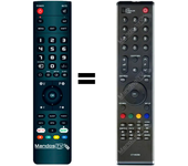 Mandos.tv 42CV505D para TOSHIBA mando a distancia programado