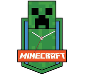Reloj de pared analógico videojuego Minecraft MIN3023