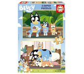Set de 2 Puzzles Infantiles de Madera con 16 Piezas 19406 EDUCA