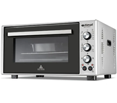 Horno Eléctrico - MARCA Itimat - CAPACIDAD DE  60 LITROS -   MATERIAL  Acero Inoxidable - con Turbo Fan  -  Doble Cristal 200 C. máximo –  Potente -  Compacto  -  Energéticamente Eficiente - CALIDAD PREMIUM
