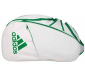 Paletero Multigame Adidas Blanco Verde con Bolsillos Exteriores y Centrales Térmicos Impermeable | Para 10 Palas | 56x29cm