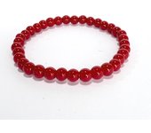 Pulsera Elástica de bolas de minera de Cerámica de 6mm - Minerales Energéticos
