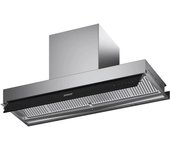 CAMPANA FMY DRIP-FREE 60 KL ACERO INOX, CRISTAL NEGRO