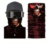 Cool Robot Skull Halloween Mask Scarf Joker Headband Balaclavas Face Mask for Cycling Fishing Ski Motorcycle