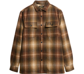 Superdry Sobrecamisa Wool Miller Marrón