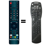 Mandos.tv 321GS-SERIESII para BOSE mando a distancia programado