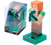 Muñeco Solar Alex Minecraft con Movimiento | Figura Decorativa Solar para Coche y Escritorio PUCKATOR