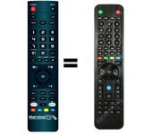 Mandos.tv SAT-H265 para VIARK mando a distancia programado