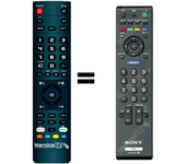 Mandos.tv RM-ED017 para SONY mando a distancia programado