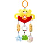 Baby Toys Crib Mobile Bed Hanging Bead Doll Plush0-12 Months Infant Bed Bell Plush Hand Rattles Educational For Newborn Gifts