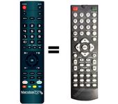 Mandos.tv NVR-2326 para NEVIR mando a distancia programado