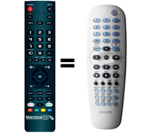 Mandos.tv HTS3300/05 para PHILIPS mando a distancia programado