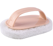 Quitamanchas con Mango Cuchillo de Bañera de Limpieza de Baño Esponja Mágica Rayada Scrub 2PCs