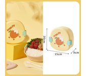 Kawaii Portable Lunch Box For Girls School Kids Plastic Picnic Bento Box Microwave Food Box With Compartments Storage Containers