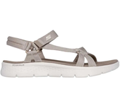 Skechers Sandalias Go Walk Flex Dorado