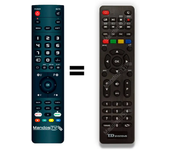 Mandos.tv K32DLG12H para TD-SYSTEMS mando a distancia programado