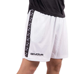 Givova Pantalones Cortos Poly Band Blanco