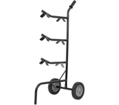 Premiere Carrito De Silla Plateado Soportes