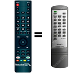 Mandos.tv RM-SEP50 para SONY mando a distancia programado