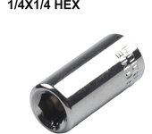 1pcs Impact Socket Adapter Converter 1/2 To 1/4 1/4 3/8 Square Nut Quick Wrench Ratchet Adapter With Hexagon Socket Hand Tools