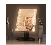Espejo Maquillaje con Luz LED Brillante 28,5 x 17 x 12 cm