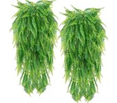 Simulation Fern Grass Green Plant Artificial Fern Persian Leaves Flower Artificial Artificial Vine Hanging Ivy Decoration New