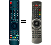 Mando a distancia programado para TV modelo LCD24-610 de TECHNIKA
