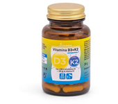 VITAMINA D3+K2 60 cáp. Vegetales Plameca