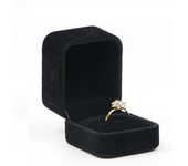 Caja de joyas para Anillo Negra