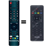 Mandos.tv DTR220/12 para PHILIPS mando a distancia programado