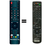 Mandos.tv RMT-V257B para SONY mando a distancia programado