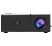 Mini proyector de cine en casa, compatible con 1080p, 3d, compatible con el estándar europeo USB / av / Android - 220v. Nuevo mini proyecto yg300, interfaz de alimentación tipo - C. Accesorios: línea de alimentación + control remoto + línea AV + instrucci