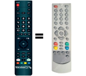 Mandos.tv DTR100A para NPG mando a distancia programado