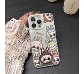 Creative Trendy Brand Labubu Phone Case For iPhone 16 15 14 11 ProMax Pro 13 12 Mini 7 8Plus Xs Xr Anti Drop Protective Cover